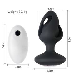 Passion Labs Kai Anal Plug 12 Vibration Modes Silicone-thumb-3