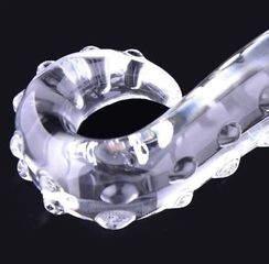 Dildo Tentacle Sticla Transparent Passion Labs