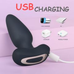 Dante Anal Plug 9 Vibration Modes Silicone Guilty Toys