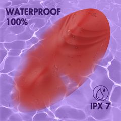 Erotic Pad Stimulator 9 Vibration Modes Silicone USB Red-thumb-7