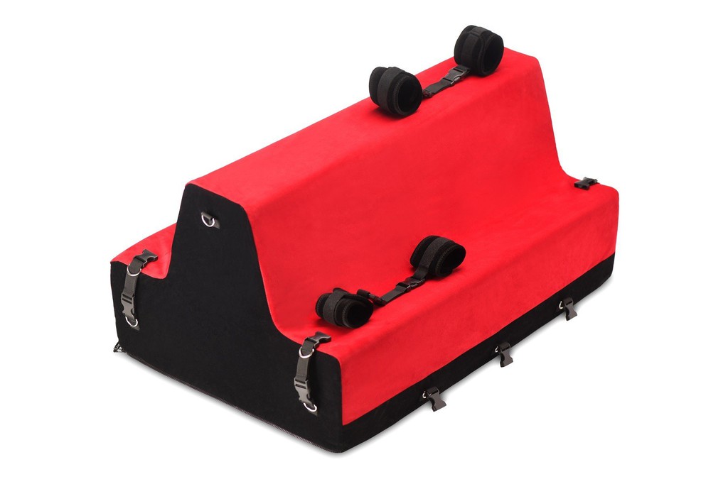 XR BRANDS LOVER'S BONDAGE BENCH RED