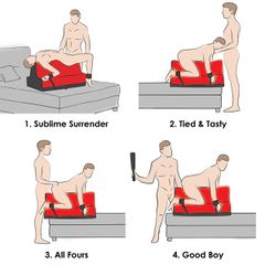 XR BRANDS LOVER'S BONDAGE BENCH RED-thumb-2