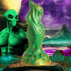 XR - CREATURE COCKS ALIEN NEBULA SILICONE DILDO-thumb-3