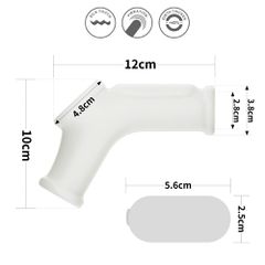 Vibrating Silk Knights Ring with Scrotum Sleeve White I