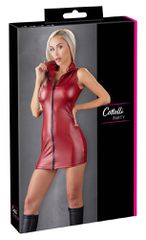 Cottelli Dress Zip Red-thumb-2