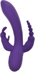 Triple Power Vibrator 10 Vibration Modes Purple USB Passion Labs