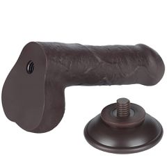 7'' Sliding Skin Dual Layer Dong Black-thumb-10