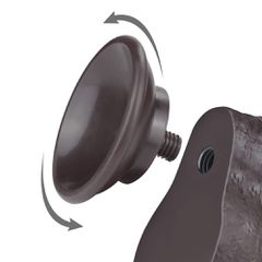 7'' Sliding Skin Dual Layer Dong Black-thumb-9