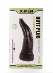 X-Men 11.2" Extra Large Butt Plug Black-thumb-2