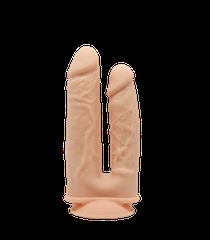 SILEXD DOUBLE PENETRATION SILICONE DILDO 7"+ 8" W/ USB VIBRATION + LRS CONTROL