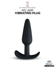 Clara Morgane My App Vibrating Plug Black-thumb-6