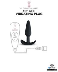 Clara Morgane My App Vibrating Plug Black-thumb-2