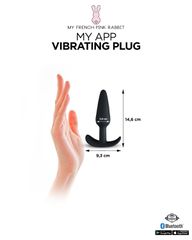 Clara Morgane My App Vibrating Plug Black-thumb-3