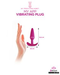 Clara Morgane My App Vibrating Plug Fushia-thumb-1