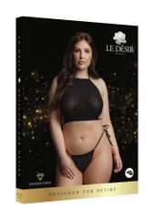 Festive Rhinestone Top and Thong - One Size