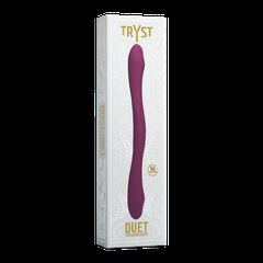 Duet - Double Ended Vibrator with Wireless Remote - Berry-thumb-4
