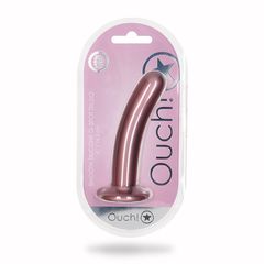 Smooth Silicone G-Spot Dildo Pink 6''-thumb-3