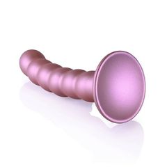 Beaded Silicone G-Spot Dildo Pink