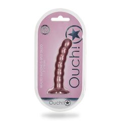Beaded Silicone G-Spot Dildo Pink-thumb-2