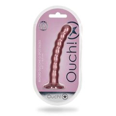 Beaded Silicone G-Spot Dildo 17cm-thumb-1