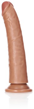 Slim Realistic Dildo with Suction Cup Tan
