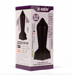X-MEN 9.6" Huge Butt Plug Black 2-thumb-3