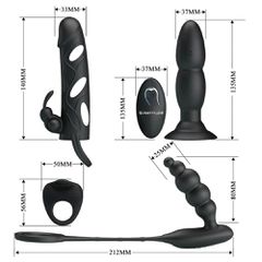 Pretty Love Master Hunter Vibrating Set-thumb-10