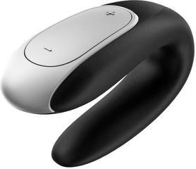 Satisfyer Double Fun Black App Controlled Vibrator-thumb-4