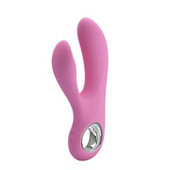 Pretty Love Canrol Rabbit Vibrator Pink-thumb-5