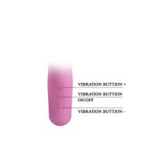 Pretty Love Canrol Rabbit Vibrator Pink-thumb-2