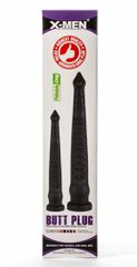 X-Men 12.6" Butt Plug Silicone Black-thumb-1