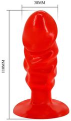 Baile Anal Plug Red-thumb-4
