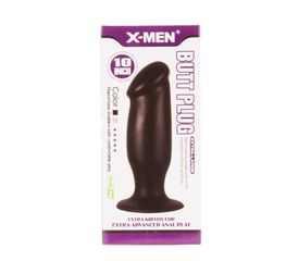 X-MEN 10 inch Butt Plug Black-thumb-1