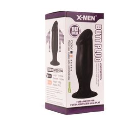 X-MEN 10 inch Butt Plug Black-thumb-2