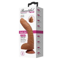 Beautiful Alex 11" Dildo Brown-thumb-4