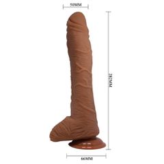 Beautiful Alex 11" Dildo Brown-thumb-2