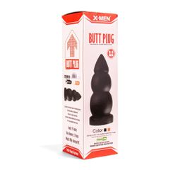 X-MEN 9.6 inch Butt Plug Black-thumb-2