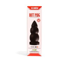 X-MEN 9.6 inch Butt Plug Black-thumb-1