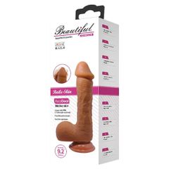 Beautiful Johnson 9,2 " Dildo Brown-thumb-5