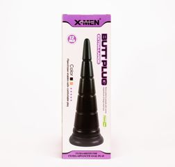 X-MEN 12 inch Butt Plug Black-thumb-1
