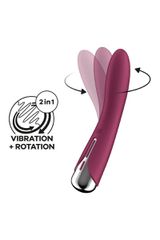Satisfyer Spinning Vibe 1 red Classic Vibrator-thumb-3