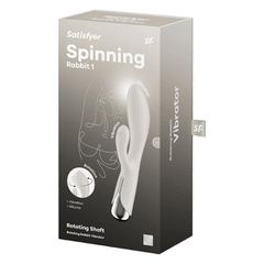 Satisfyer Spinning Rabbit Vibrator 1 White-thumb-4