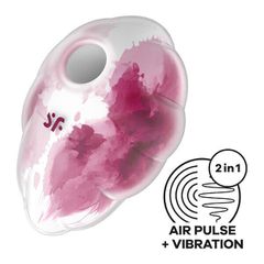 Satisfyer Cloud Dancer red print Clitoral Toy
