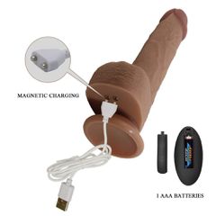 Pretty Love Tommy 8,9" Thrusting Vibrating Dildo-thumb-3