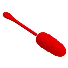 Pretty Love Vibrating Egg Red Rechargeable Marine-thumb-4