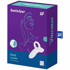 Satisfyer Bold Lover Finger Vibrator White-thumb-1