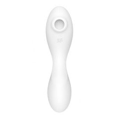 Satisfyer Curvy Trinity 5 Air Pulse Vibrator White App Controlled