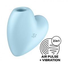 Cutie Heart Red Stimulator Clitoral Toy Blue
