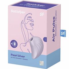 Satisfyer Pearl Diver Violet Clit Stimulator-thumb-1