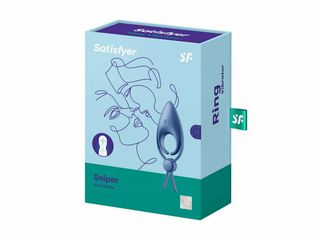 Satisfyer Sniper Blue Vabriting Phallic Ring-thumb-1